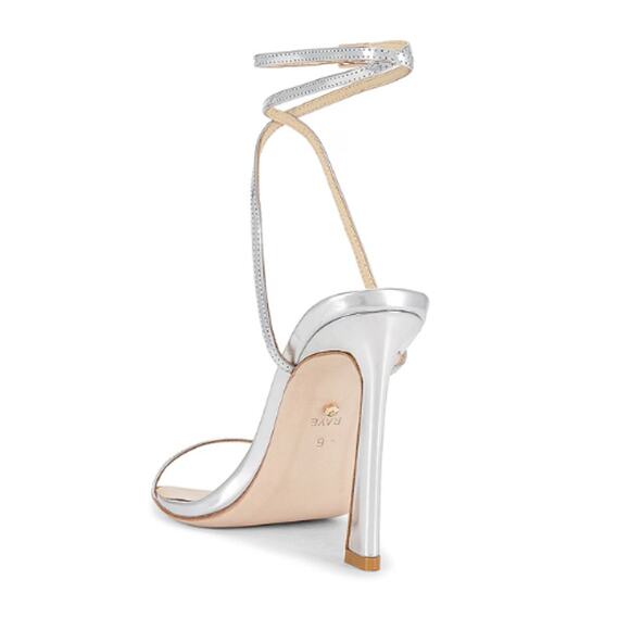 RAYE Moxxi Heel in Silver Metallic – EUC Size 7.5 - Picture 3 of 7